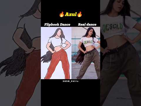 Flipbook Dance Vs Real dance 🪩 #shorts #flipbook #Trending #Art