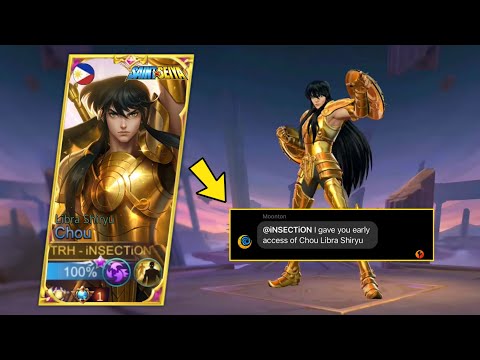 NEW SKIN CHOU SAINT SEIYA IS HERE! THANKS MOONTON! | Angas Grabe!
