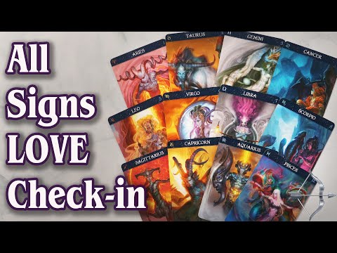ALL SIGNS Love Tarot Checkin Zodiac Love Tarot live