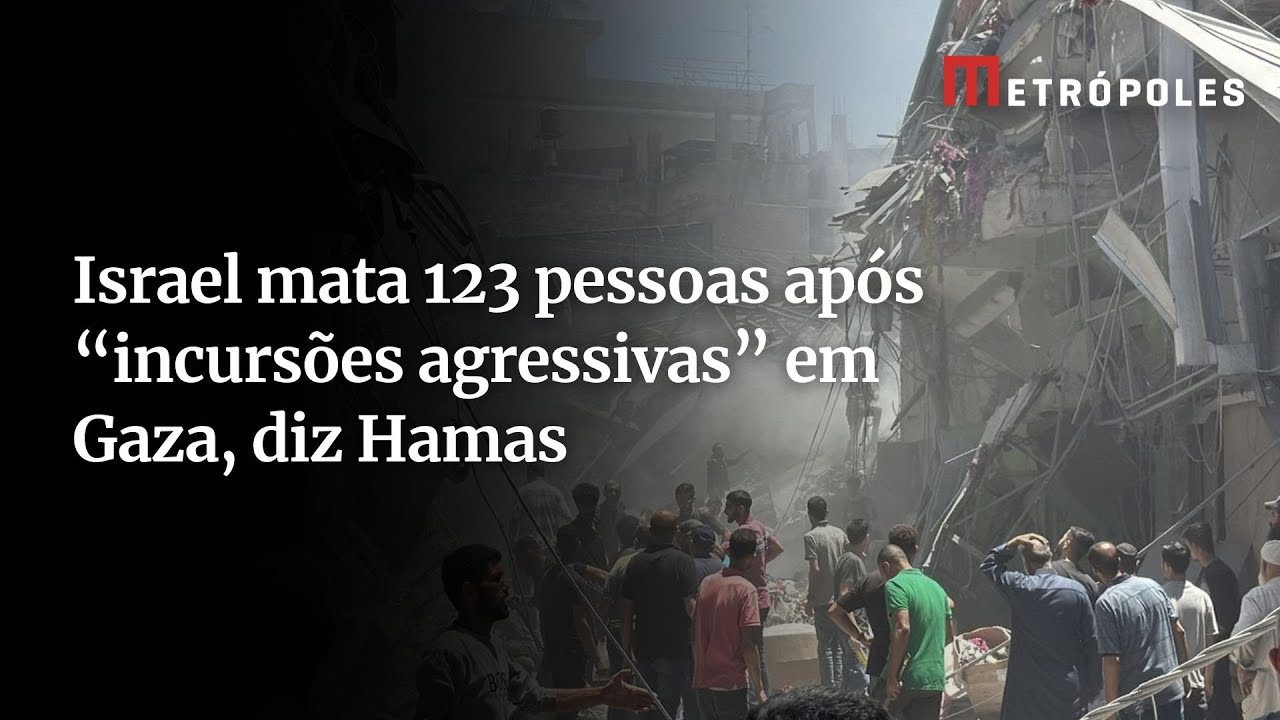 Israel mata 123 pessoas após incursões agressivas em Gaza diz Hamas