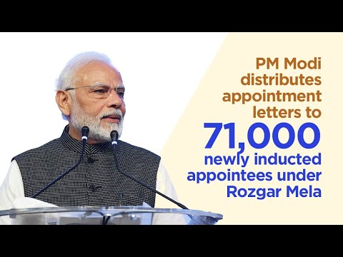 pm-distributes-about-71000-appointment-letters-for-rozgar-mela-recruits