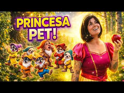 E SE A BRANCA DE NEVE E OS 7 ANÕES FOSSEM PET?
