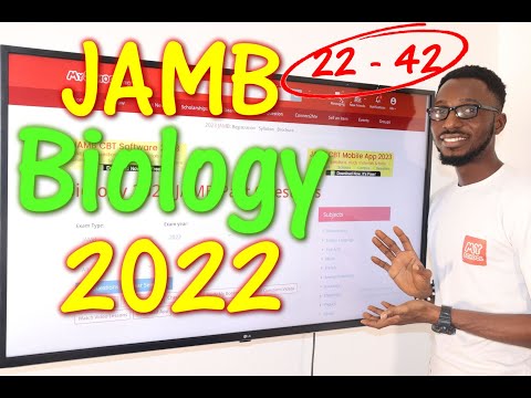 JAMB CBT Biology 2022 Past Questions 22 - 42