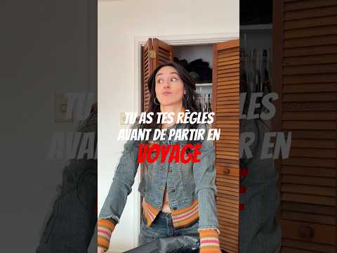 Tu as tes règles avant de partir en voyage…#humour #surprise #menstruation