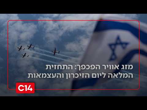 לאחר השרב: תחזית מזג האוויר המלאה ליום הזיכרון ויום העצמאות