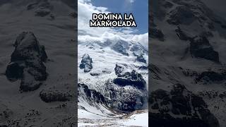 LA MARMOLADA: PANORAMA DA PORTA VESCOVO, ARABBA #dolomiti #dolomiten #dolomites #sellaronda #ski