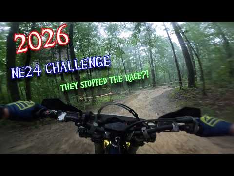 Racing the Red flag lap of the 2026 North east 24 hour challenge - Husqvarna te150