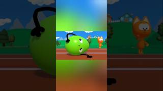The Hardest Obstacle: The Slippery Rainbow Stairs! 🌈😱 #animation #bluetruck #cartoon