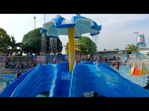 BERENANG DI FAM WATERPARK || Kolam Renang Keraton Babat Lamongan