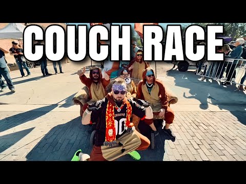 Tuddle's Couch Race at Sofa & Suds