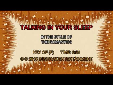 The Romantics – Talking In Your Sleep (Backing Track)