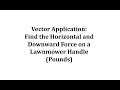 Understanding Forces on a Lawnmower