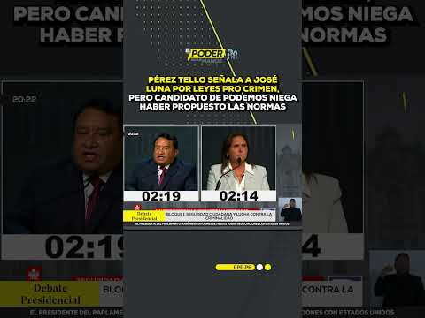 José Luna vs Marisol Pérez Tello por leyes procrimen #SHORTRPP