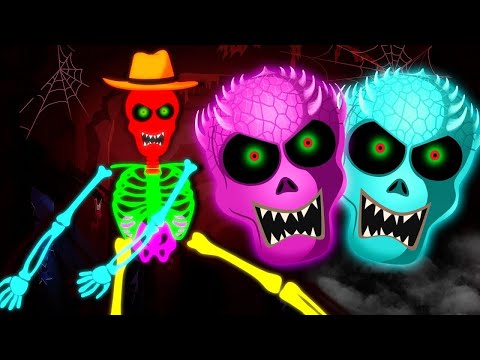 โครงกระดูกตลกสีสันสดใส! | เพลงตระกูลนิ้ว | เพลงหลอนๆ สำหรับเด็ก กับ ตี๋ฮีทาวน์