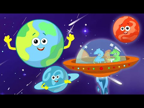 Planet Song, Learn Solar System and Kindergarten Rhymes for Kids