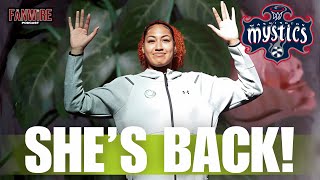 SHE'S BACK!! 🚨 Shakira Austin Reports to Mystics Training Camp |  Breakdown