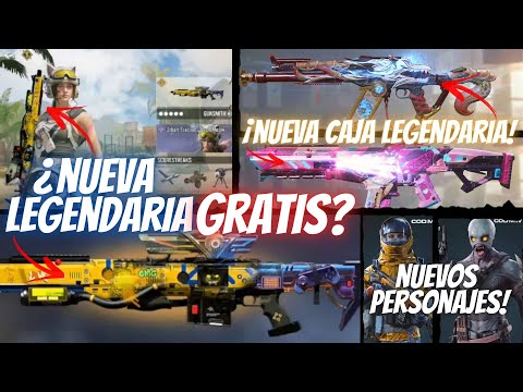 WTF! ¿GRATIS NUEVA ARMA LEGENDARIA? SE FlLTRA CAJA LEGENDARIA Y PERSONAJES Temporada 9 | COD Mobile