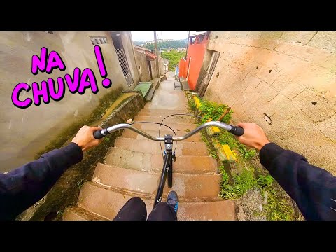 DESCI ESCADA com uma MARIA MOLE !!