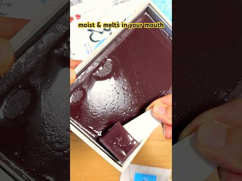 Japan Sweet Souvenir Akafuku Mizu-Yokan Jelly Summer dessert #shorts #souvenir #food #japan