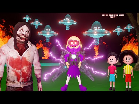 Chinu Tinu Aur Alien Part 9 | TINU KI SHAITANI | Gulli Bulli | Cartoon | Baba Wala