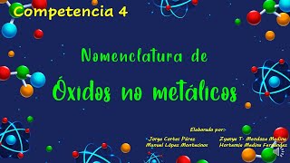 QI. Video 28 Nomenclatura de óxidos no metálicos