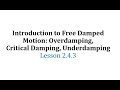 Damping Systems and Their Characteristics