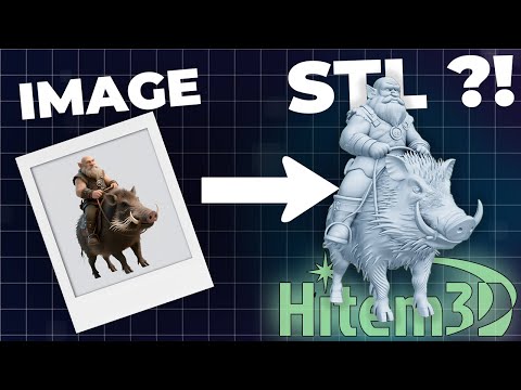 Transformer une image en 3D avec l’IA — Test @hitem3d v1.5