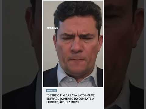 “Desde o fim da Lava Jato houve enfraquecimento do combate à corrupção”, diz Moro #shorts