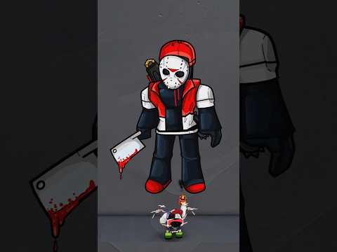 Speed Draw Forsaken Butcher Vanity Jason on Roblox #roblox