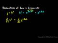 Differentiating Exponential Functions