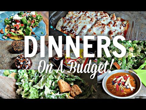 DINNERS ON A BUDGET! Stuffed Shells, Enchilada Soup & Halloween Cupcakes!