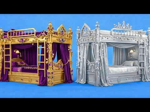 Amenajare pentru Cameră AUR vs ARGINT 💎 Cele mai Bune Idei DIY pentru Cameră