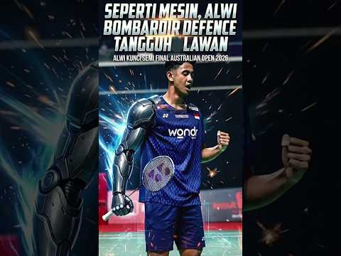 SEPERTI MESIN ALWI BOMBARDIR DEFENCE TANGGUH LAWA |ALWI KUNCI SEMI FINAL AUSTRALIAN OPEN 2026