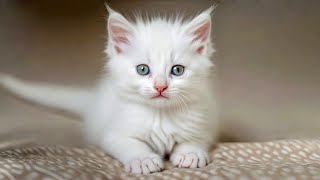 Adorable Baby Kitten’s First Steps with Loving Mama Cat 🐾 | Cute Family Pets