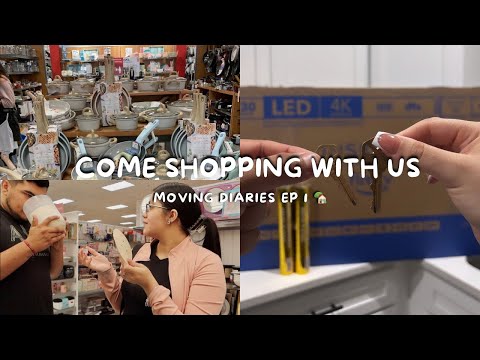 Come Shopping With Us For Our New House | Moving Diaries Ep 1