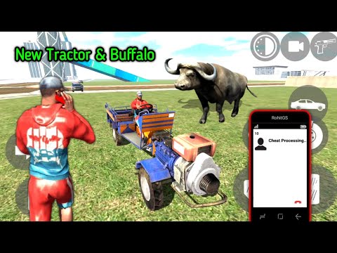 😍 New Tractor 🚜 & Buffalo 🐃 Cheat Code 🤩 All New Cheat Codes in Indian Bikes Driving 3d New Update