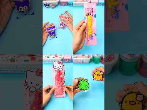 Comment your fav 💗 Sanrio 💗squishy idea #craft #shorts #youtubeshorts  #sanrio #craftideas #squishy