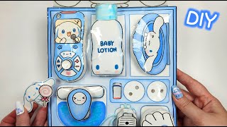 [Paper DIY] 🩵Cinnamoroll Fidget Board 피젯토이 ASMR #busyboard