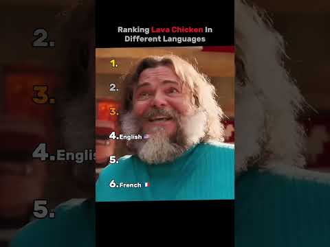 Lava chicken in different languages #ranking #lavachicken #minecraft #song