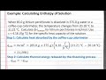 Thermochemistry and Calorimetry Concepts