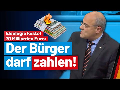 Der Steuerzahler zahlt für politische Fehlentscheidungen! Peter Boehringer - AfD-Fraktion Bundestag