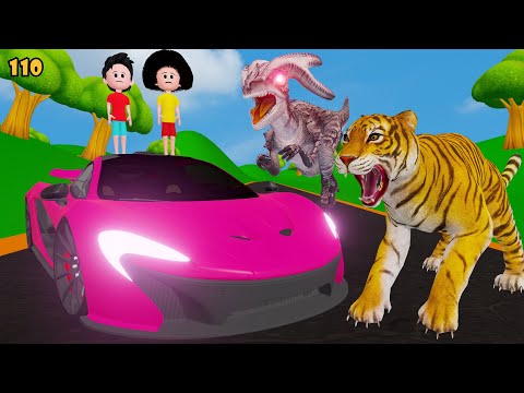 TINU KI SHAITANI (PART 110) | Car Race | Desi Comedy Video | Pagal Beta | Cartoon