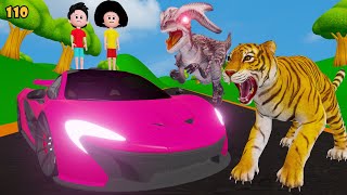 TINU KI SHAITANI (PART 110) | Car Race | Desi Comedy Video | Pagal Beta | Cartoon