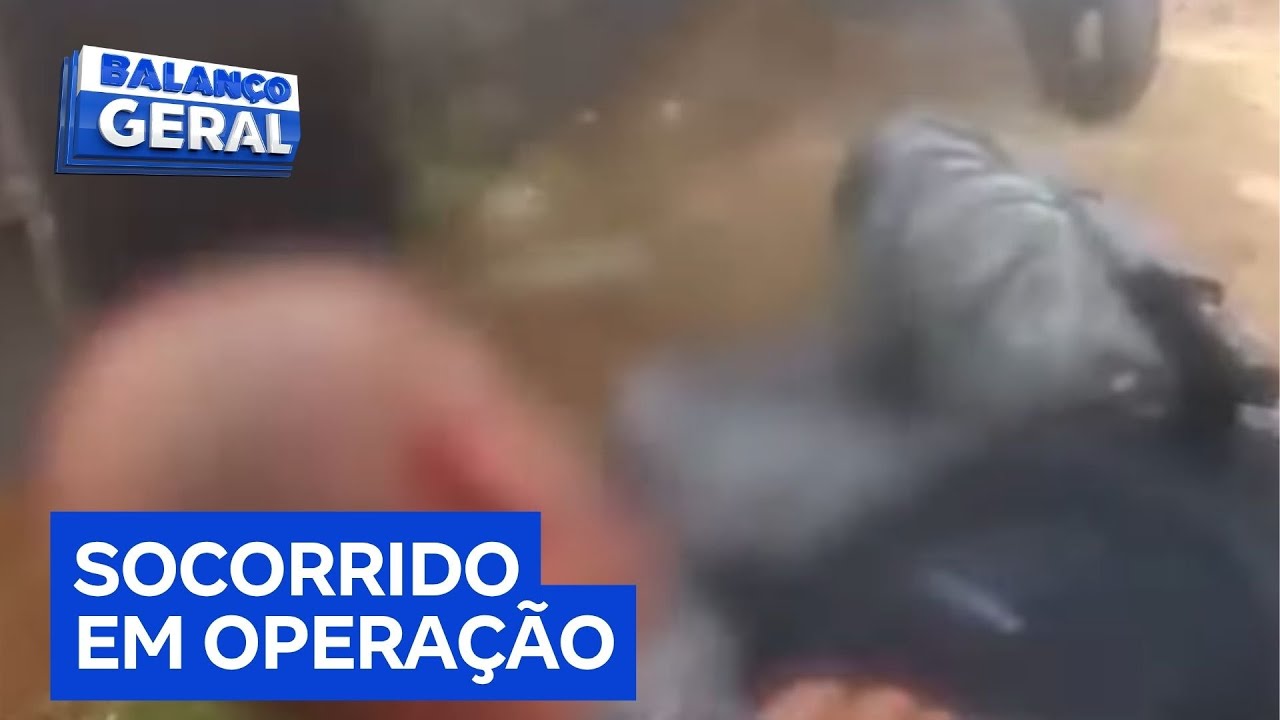 Policial baleado foi socorrido após duas horas  TV Online Policial baleado foi socorrido após duas horas