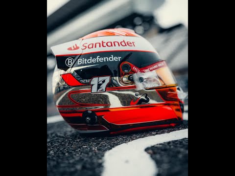 Charles Leclerc Special Helmet in memory of Jules Bianchi 10 years - #JapaneseGP 2024