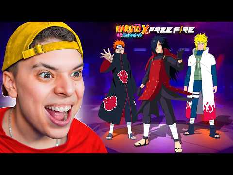 ¡SKINS DEL CAPITULO 2 DE NARUTO X FREE FIRE! 🔥 SON PERFECTAS!!!