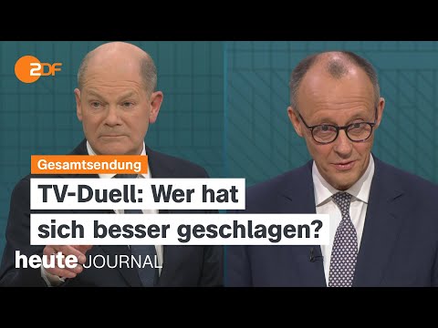 heute journal vom 09.02.2025 TV-Duell, FDP-Parteitag, Bundestagswahl