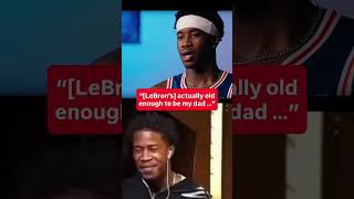 VJ kept it real on his new veteran teammate LeBron James