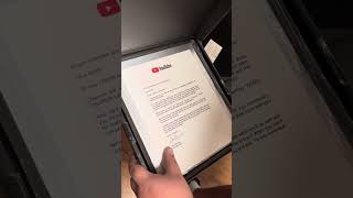 Unboxing my Silver Play Button #shorts