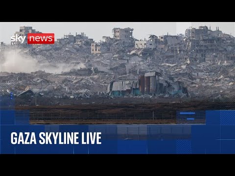 Live view of Gaza after Trump says Israel has agreed terms for 60-day ceasefire